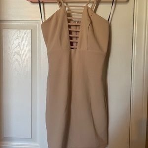 Cream Mini Dress